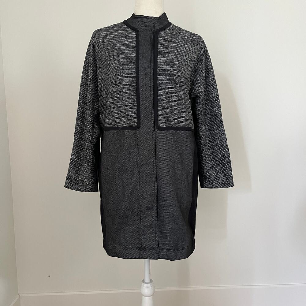 Lululemon Cocoon Car Coat Coco Pique Shine Dot Black XS - Picture 2 of 11